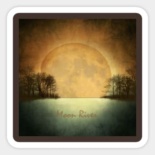 Moon River Sticker